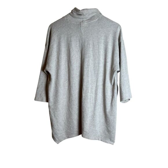 J. Jill pure Jill light oatmeal poncho like sweater - Picture 7 of 9